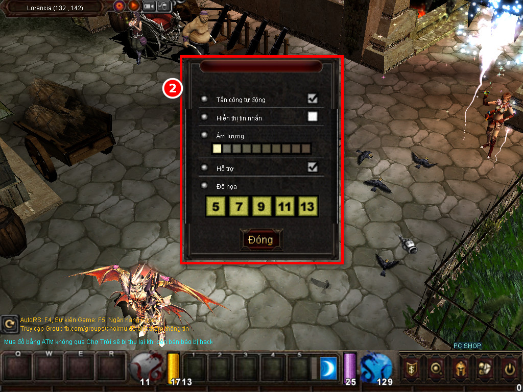 Chức năng chính của Game MU Hỏa Thần Chức năng chính của Game MU Hỏa Thần